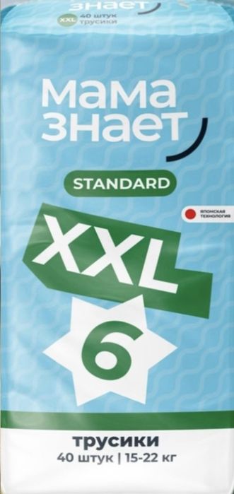 Мама знает подгузники-трусики