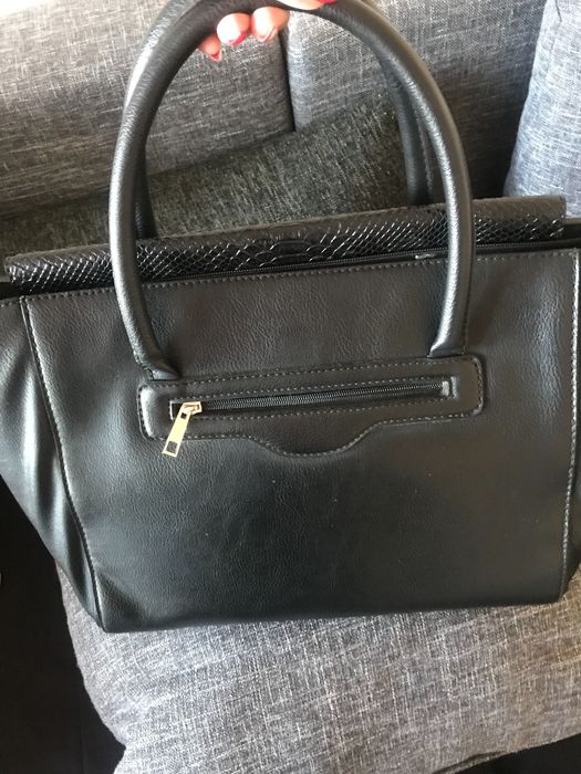 дамска черна чанта