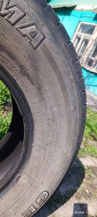 Продам Летние шины 2 шт за 70 тыс