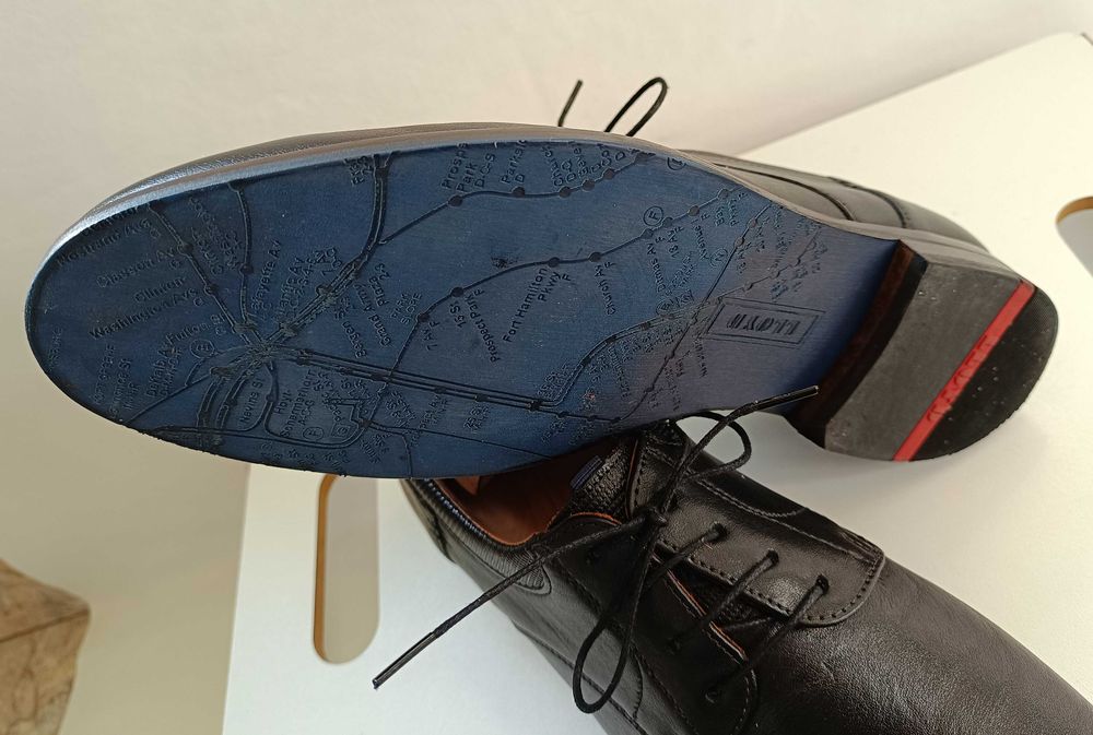 Pantofi derby 41.5 premium LLOYD piele naturala moale