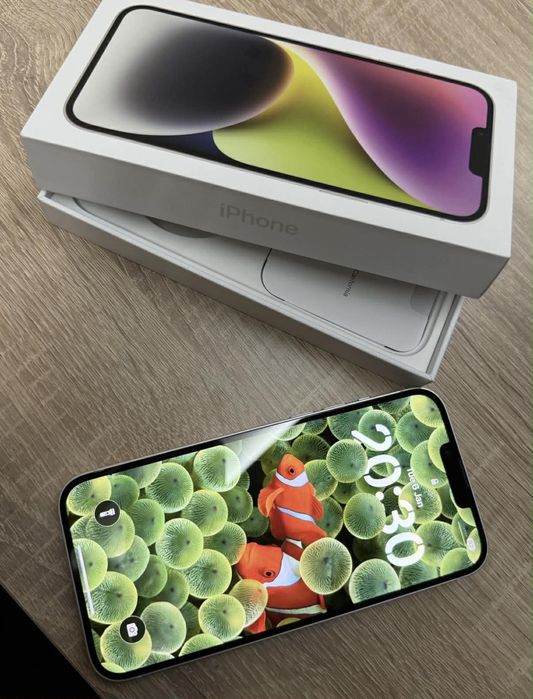 iPhone 14 Plus 128GB, бял цвят