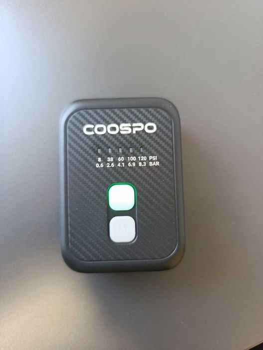 CooSpo Mini Electric Pump 120 PSI, pompă electrică portabilă pentru bicicletă