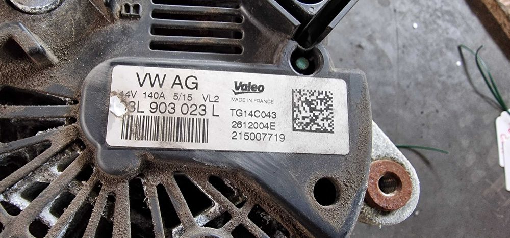 Alternator Vw Golf 7 Passat B8 1.6 tdi CLH DSG cod 03l903023l