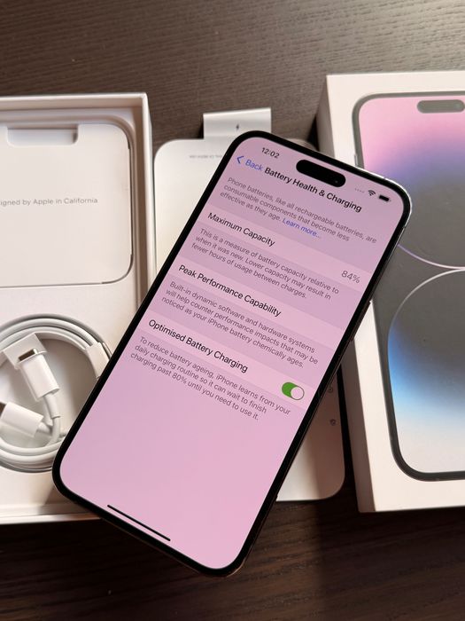 iPhone 14 Pro Max 256 GB Deep Purple отлично състояние