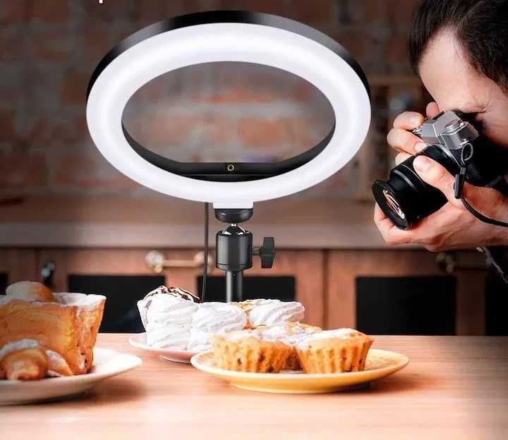 Lampa circulara ring light cu trepied