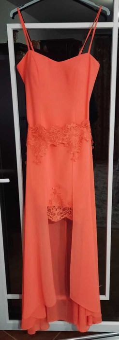 Rochie de Seară din Vual și Dantelă