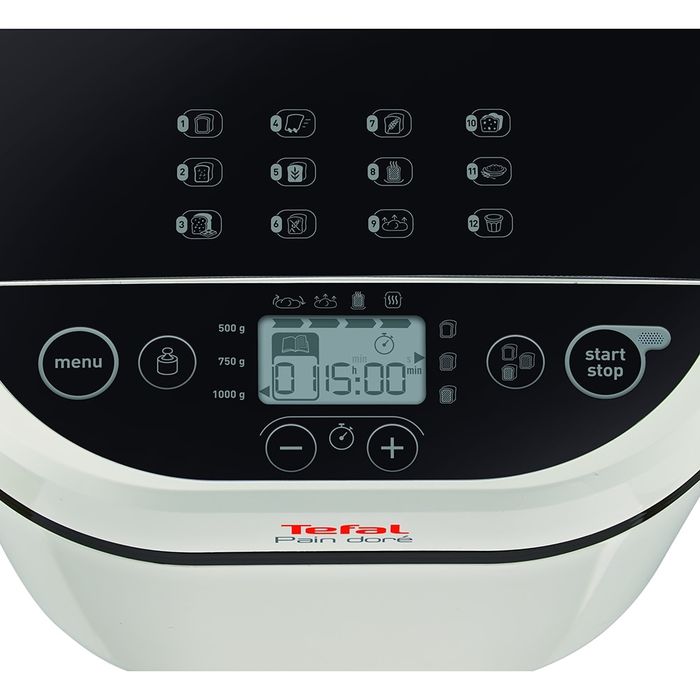 Mașina de copt pâine Tefal pain Dore alb