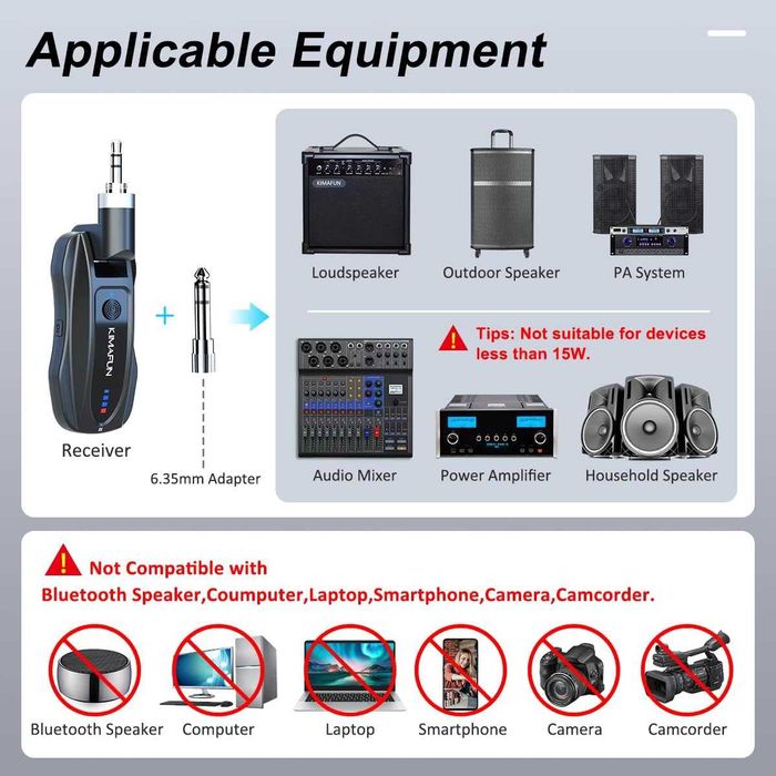 Безжичен микрофон KIMAFUN KM-G70 2.4GHz