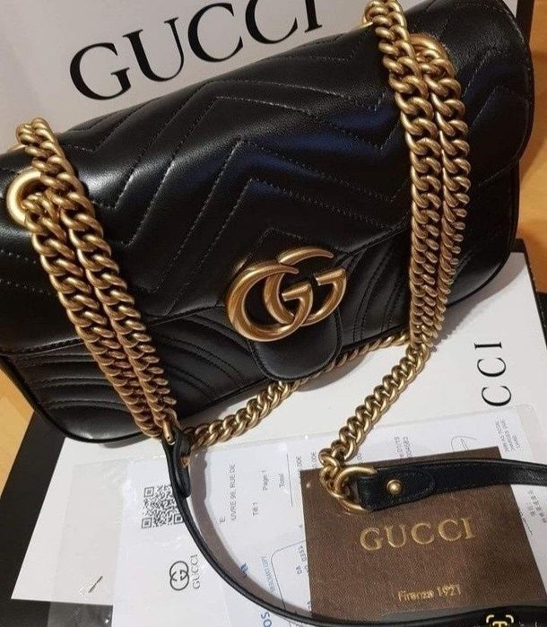 Geanta piele naturala 100%,model Marmont,certificat,card,cutie,saculet