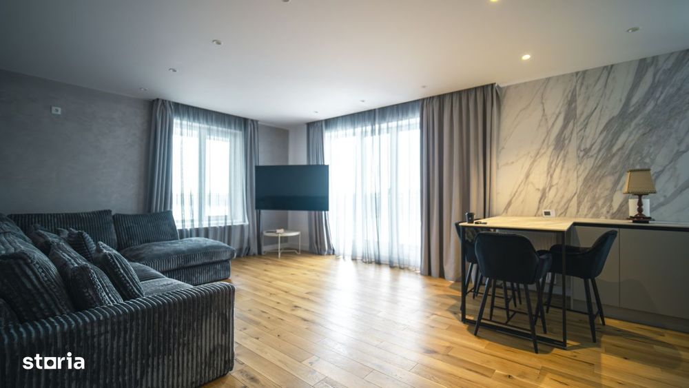 Penthouse pe malul lacului cu terasa de 100mp - Lebada Lake Residence