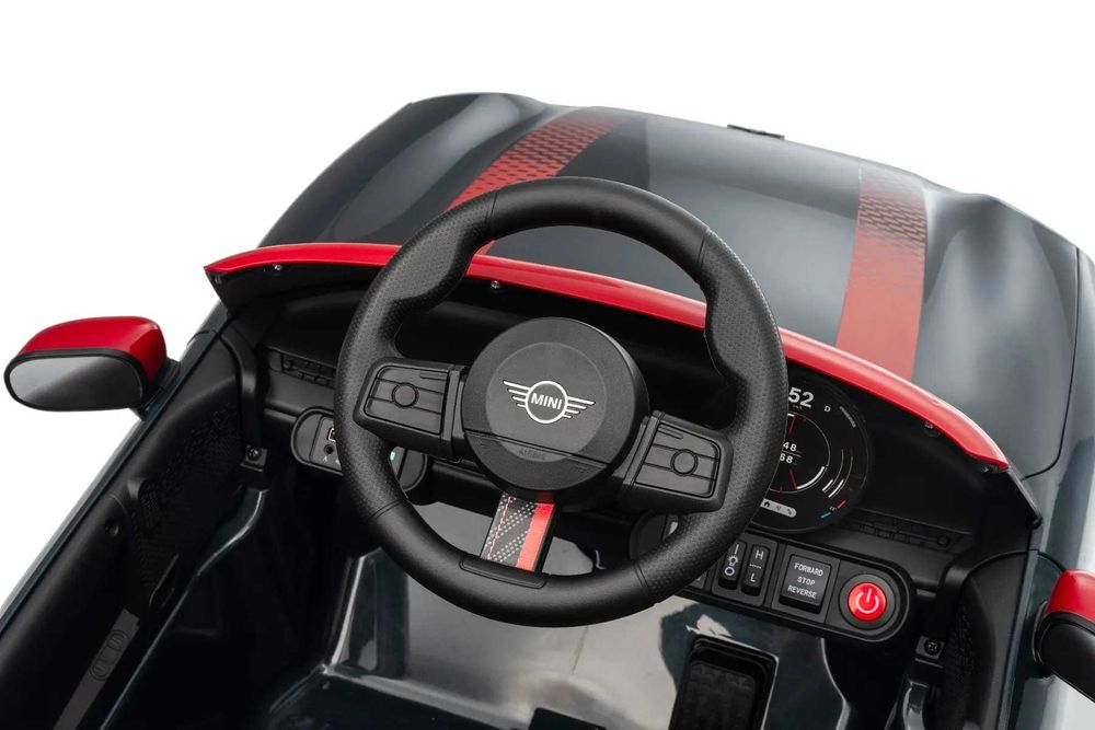Masina Electrica Copii BMW Mini Cooper 12V Negru, Baterie Litiu, LED, Telecomanda, Nou Garantie si Licenta
