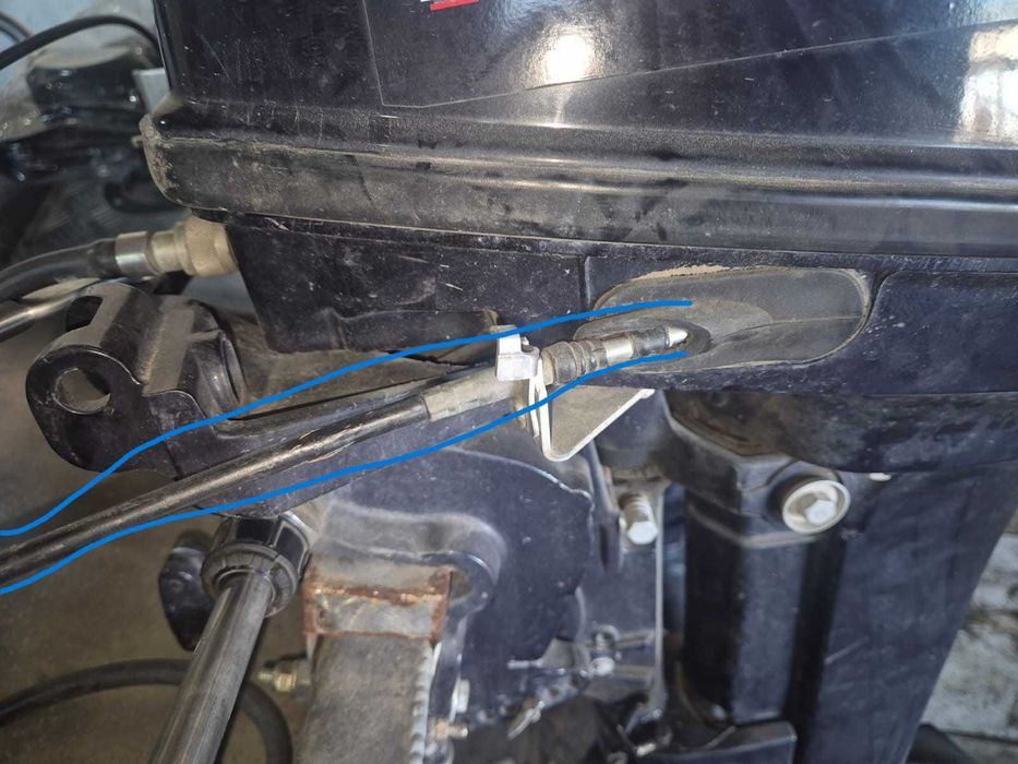 Tohatsu 9.9 с рычагом газа  / Срочная продажа