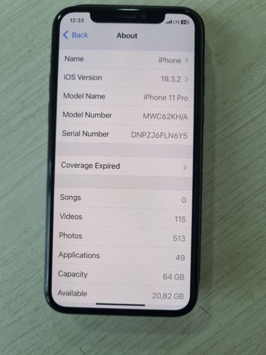 Iphone 11 pro holati vapshe ideal