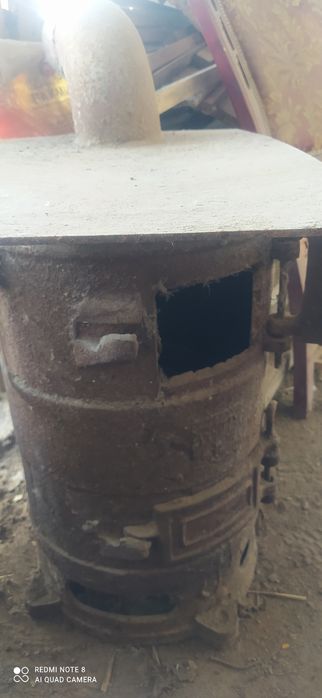 Печь буржуйка чугунная