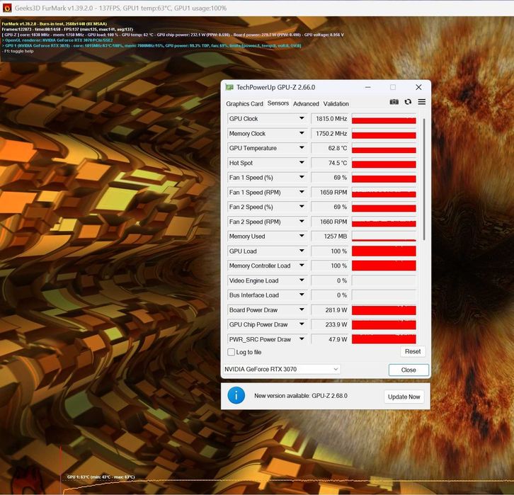 Placă Video ASUS ROG STRIX GeForce RTX 3070 8GB – Ca Nouă!