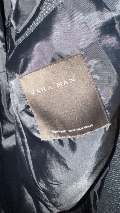 Пальто Zara серый цвет