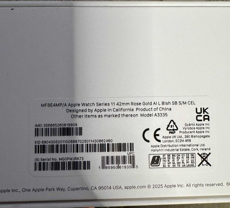 Apple Watch serie 11 42mm
