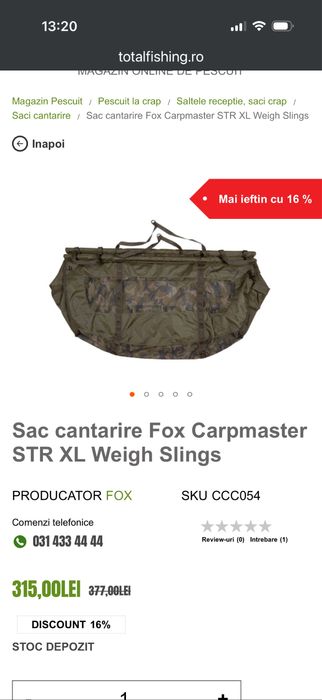 Vand ustensile de pescuit