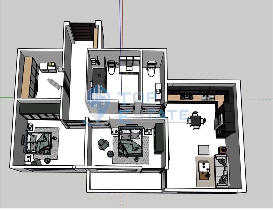 Продава се Тристаен апартамент в Велико Търново, Бузлуджа - 104 кв.м за 1052 €/кв.м - Снимка #3