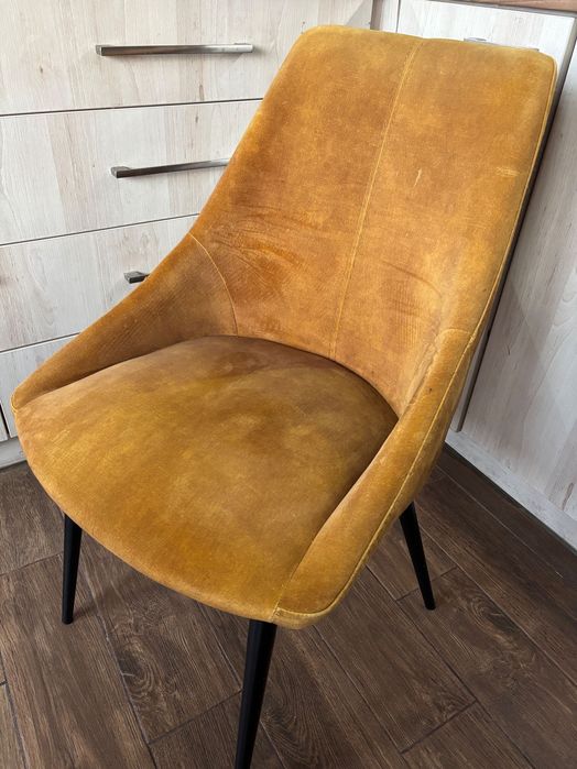 Комплект трапезни столове 4бр горчица