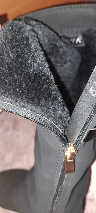 Сапожки зимние замшевые