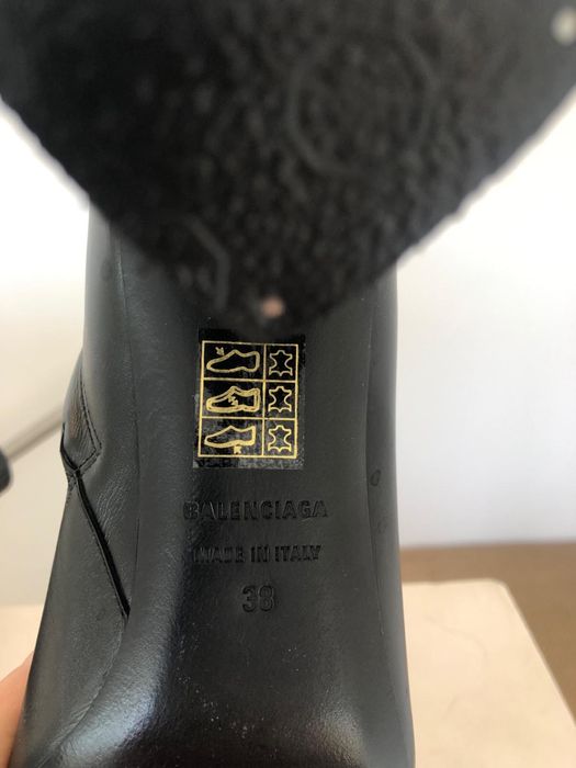 Естествена кожа оригинални Balenciaga женски боти