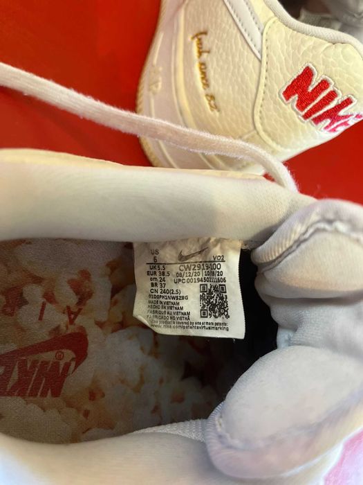 Nike Air Force 1 Low '07 Premium "Popcorn" - Ediție Limitată