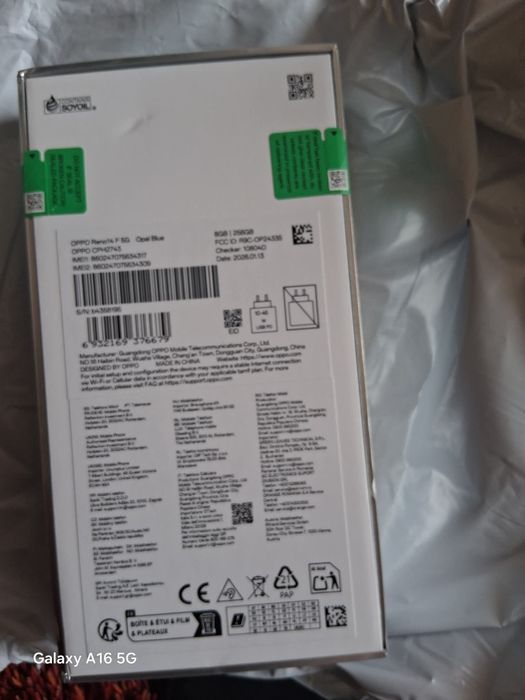 Vând smartphone oppo reno 14 f 5g