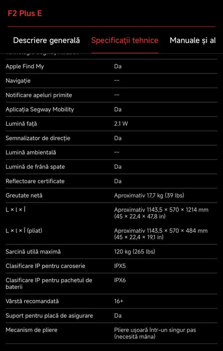 Segway Ninebot KickScooter F2 Plus