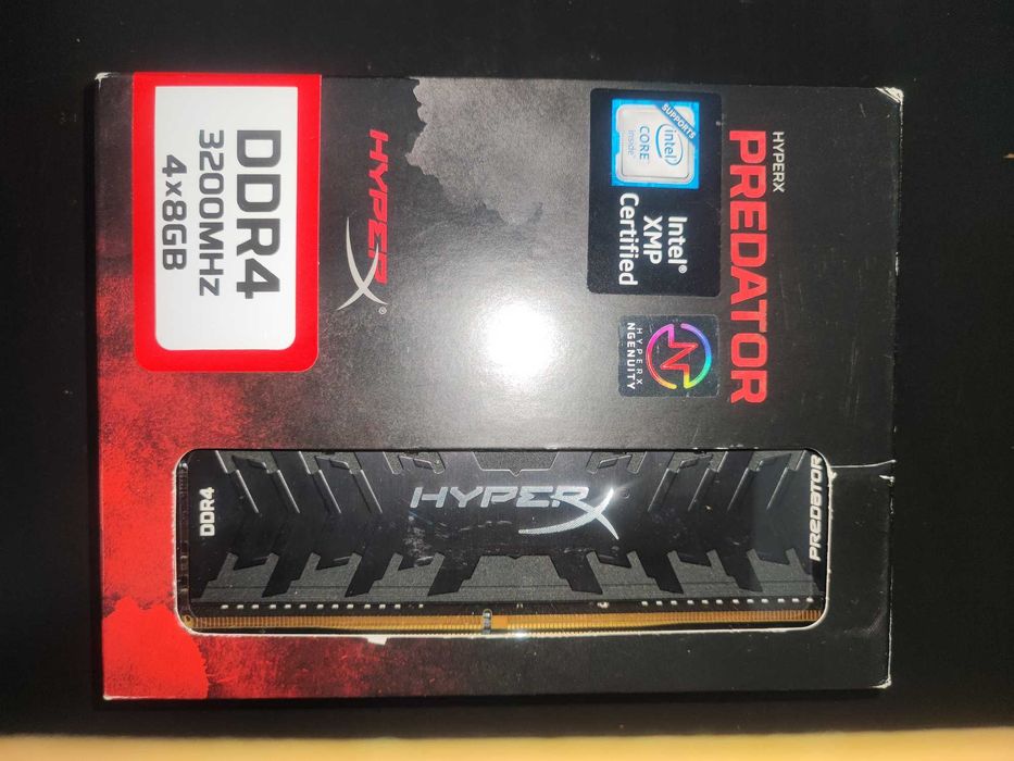 Рам памет Kingston Hyper X Predator 32GB (4x8GB) DDR4 3200MHz
