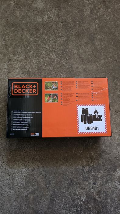 Masina de tuns iarba si arbusti cu acumulator Black Decker