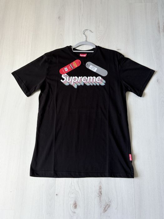 Бяла Supreme Spain  Box Logo тениска – размер М