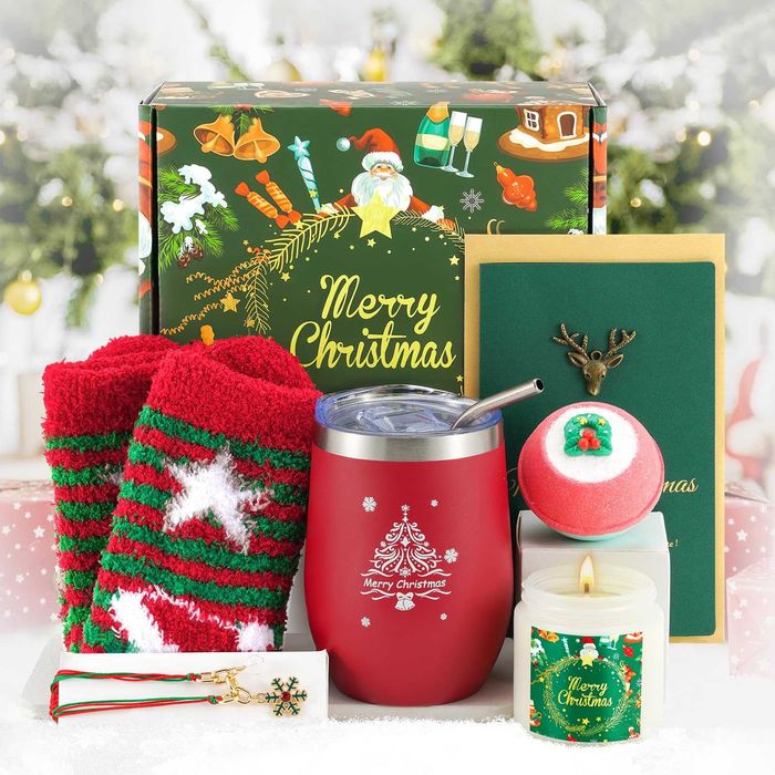 Подарък за Коледа за жена Подаръчен комплект 7 части коледна кутия