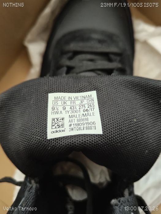 Чисто нови мъжки маратонки / боти Adidas 10XT WTR Mid (№43 1/3 / 27.5 см)