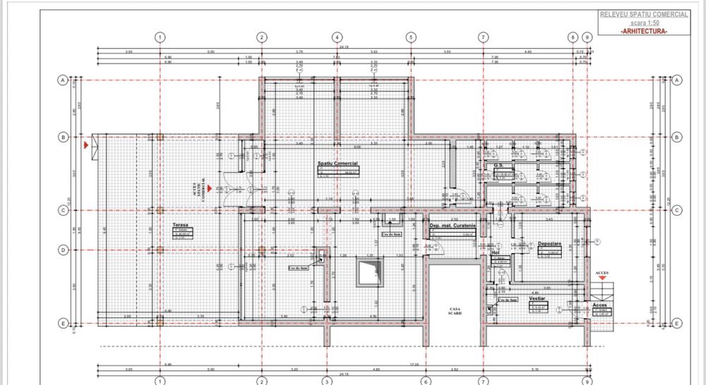 Spatiu comercial in Sinteu centru DN1H Alesd-Nusfalau-Simleu-Zalau