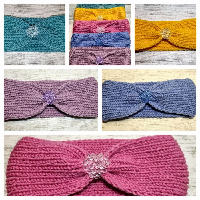 Дамска и детска плетена лента със стъклени кристали