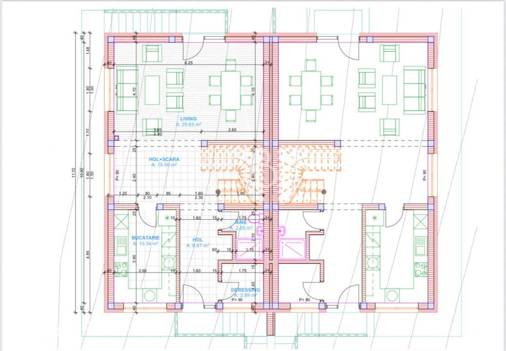Exclusivitate ! Com 0% ! Duplex 200mp si teren 350m in Apahida, zona P