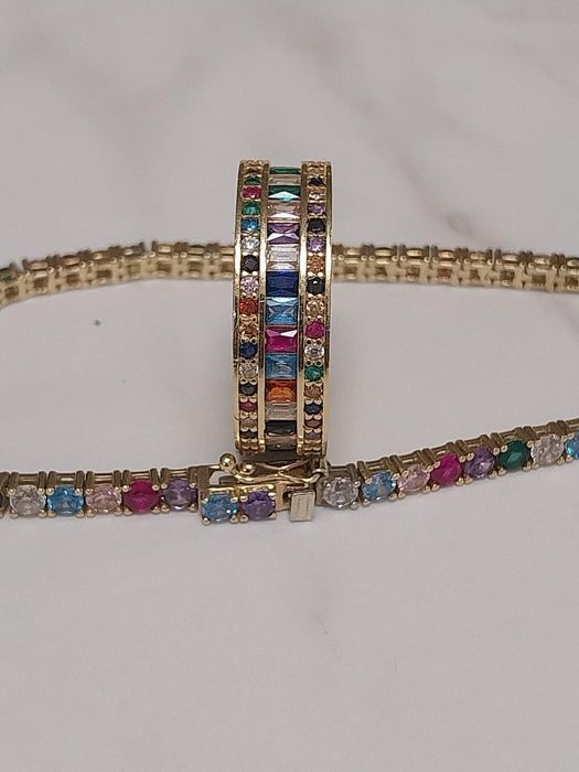 Vând inel si brățară aur 14k