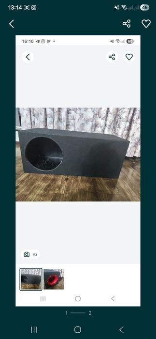 Продаётся  короб для сабвуфера