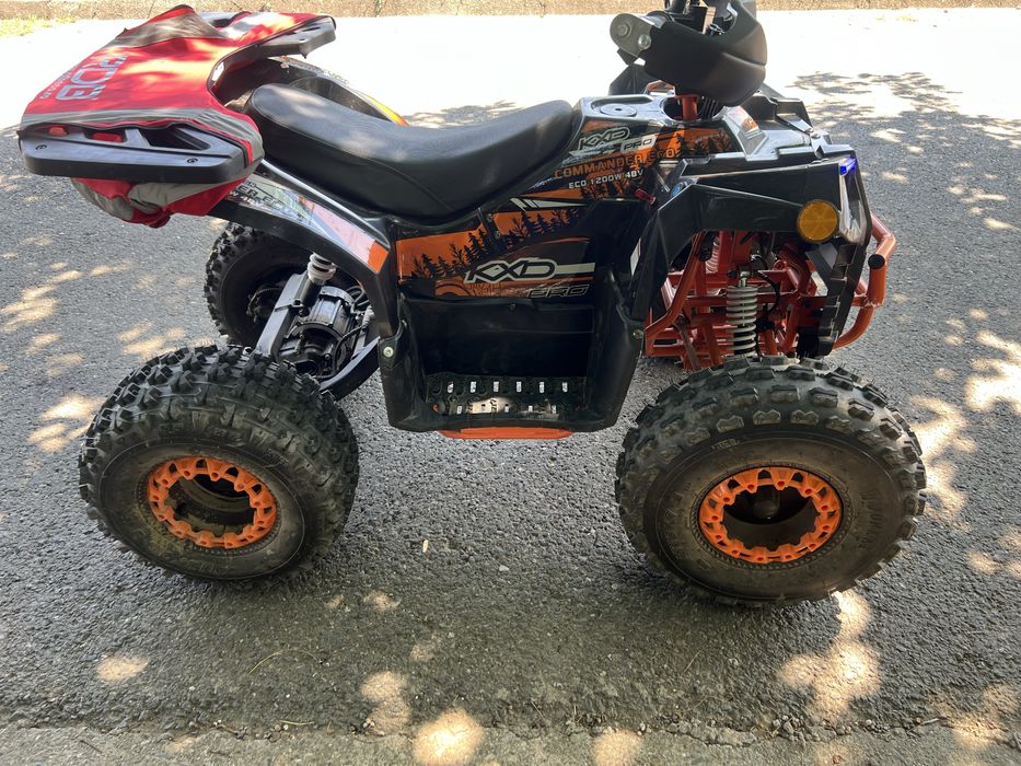 ATV Electric KXD PRO 1200W – IMPECABIL – 240 km – Baterii noi – 5200 lei Neg.
