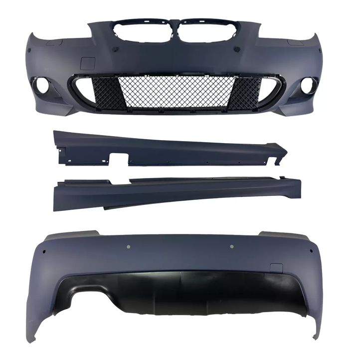BODY KIT предна броня , задна броня , прагове за BMW E60 седан (2003-2007) - M-Tech пакет без халогени с отвори за парктроник 24mm