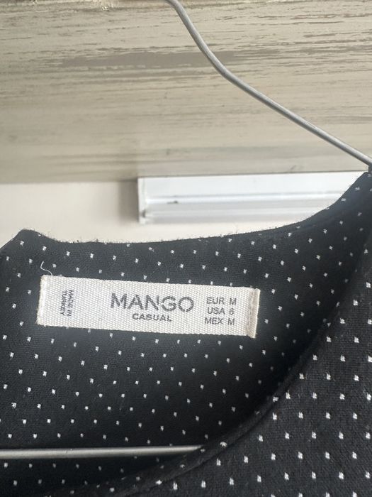 Черен сукман с джобове Mango