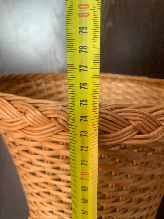 Ваза плетёная напольная