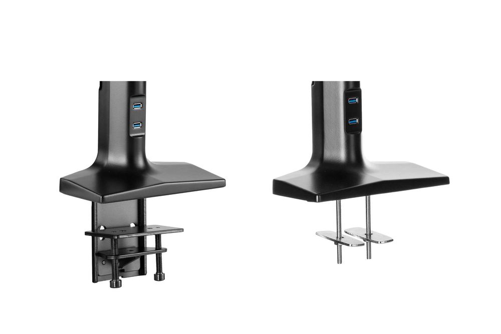 }Подставка для монитора, настольная 2E, 1 монитор 17-43", USB 3.0 x2