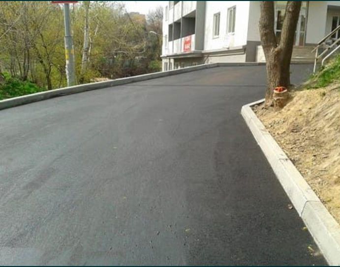 Асфальт укладка Асфальт