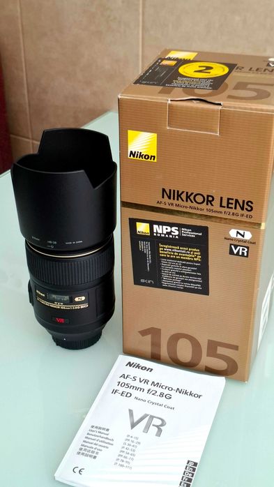 Obiectiv Nikon 105mm f/2.8G AF-S VR IF-ED