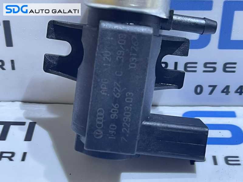 Supapa Supape Electrovalva Convertor Presiune Vacuum VW Transporter T5 2.5 TDI AXD AXE 2004 - 2010 Cod 1J0906627C [AV0739]