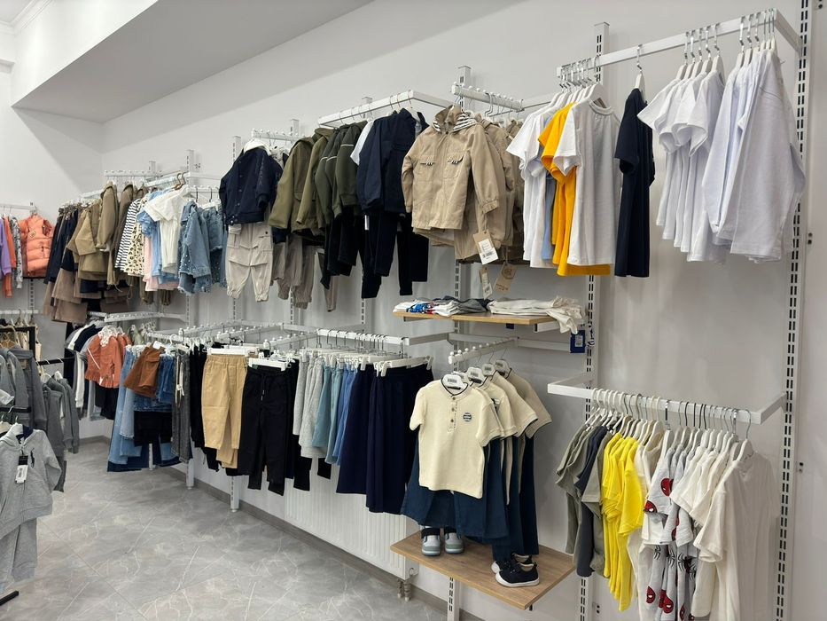 Регулируемые рейлы, полки.