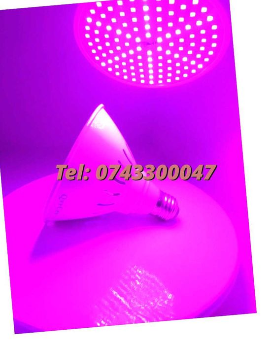 New Bec E27 Led Dezvoldare Plante 126 Leduri Full Spectrum 15w