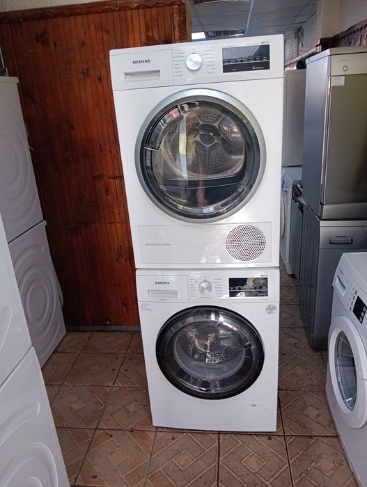 Комплект пералня и сушилня с термопомпа Сименс Siemens IQ 500 A+++ 8кг